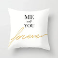Axyaa Geometric Heart Piano Girl Throw Pillow Case Set for Home Decor
