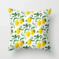 Lemon Pattern Summer Cushion Cover Throw Pillow for Sofa Decoration by Axyaa