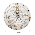 Axyaa Ceramic Sun Hanging Plate 10 Inches European Art Wall Decoration