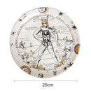 Axyaa Ceramic Sun Hanging Plate 10 Inches European Art Wall Decoration