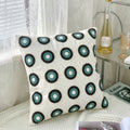 Axyaa Ethnic Floral Embroidered Pillowcase - Cotton Throw Cushion Cover