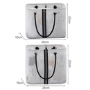 Axyaa Mesh Drainage Bathing Basket: Large Capacity, Foldable, Shower Bag for Travel & Home