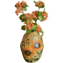 Axyaa Retro Sunflower Earthenware Vase, Japanese Style, Living Room Flower Arrangement