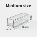 Axyaa Multi-layer Stackable Transparent Makeup & Storage Box - Desktop Organizer & Pill Holder