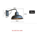 Axyaa Outdoor Iron Wall Lamp for Garden Porch & Restaurant Balcony Lighting
