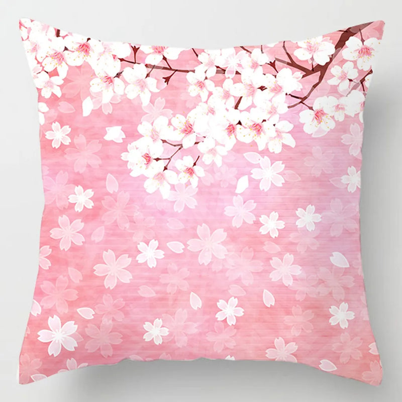 Cherry Blossom Pillowcase for Wedding Party Decor and Gifts - Axyaa