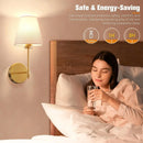 Axyaa Nordic Touch Dimmer Wall Lamp - Rechargeable USB - Indoor Atmosphere for Hotel