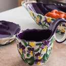 Axyaa Floral Relief Coffee Cup Set 400ML - Elegant Afternoon Tea Decor