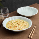 Axyaa Ceramic Deep Plate Set - Solid Color Tableware for Hotels and Home