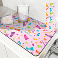 Axyaa Festive Ribbon Kitchen Drying Mat