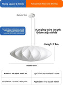 Axyaa Alien Silk Chandelier: Modern Nordic Luxury LED Light for Home