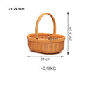 Axyaa Handwoven Bread Storage Basket: 9 Styles, Multi-functional Organizer & Fruit Tray