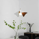 Axyaa Nordic Leaf Resin Pendant Chandelier for Home Dining Study Lighting