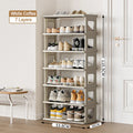 Axyaa Shoe Rack Tower Shelf Cabinet: Stackable, Multi-Function Organizer for Boots and Shoes