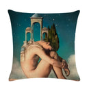 Axyaa Fairy Girl Linen Pillowcase for Home Decor 45X45CM