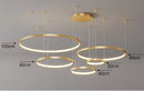 Axyaa LED Ring Chandelier for Dining and Living Room Lighting
