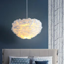 Axyaa Nordic Feather Lamp: Minimalist, Warm, Romantic Girl's Bedroom
