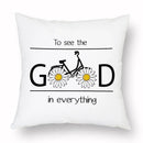 Axyaa Yellow Daisy Peach Skin Pillowcase