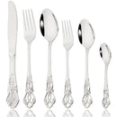 Axyaa Rainbow Stainless Steel Cutlery Set - 6Pcs Flatware for Kitchen Party