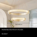 Axyaa Luxury Acrylic LED Pendant Chandelier for Home Decor
