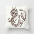 Axyaa Cute Animal Print Pillow Cover - 45X45cm