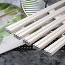 Axyaa Japanese Korean Alloy Chopsticks Sushi Sticks Reusable Tableware