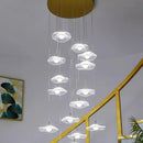 Axyaa LED Ring Pendant Light Chandelier for Modern Home Decor & Indoor Lighting