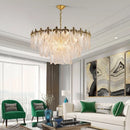 Axyaa Glass Chandelier: French Court Style, Retro, Living Room, Dining Room, Bedroom Lighting