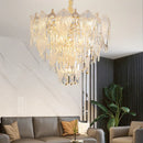Axyaa Modern Luxury Crystal Chandelier for Living Room and Restaurant