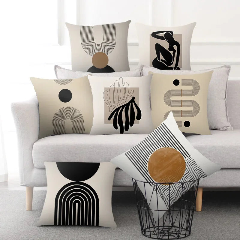 Axyaa Bird Pattern Cushion Cover - Home Decor Pillowcase for Sofa
