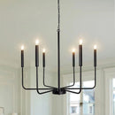 Axyaa Nordic Modern Black Gold Hanging Chandelier
