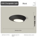 Axyaa Nordic LED Ceiling Lights - White Black Fixtures for Home Decor
