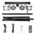 Axyaa RGBW Stage LED Par Light with Beam Sword Effect Bracket for Events
