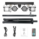 Axyaa RGBW Stage LED Par Light with Beam Sword Effect Bracket for Events