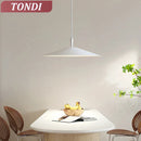 Axyaa Modern White LED Pendant Chandelier for Dining Room & Kitchen