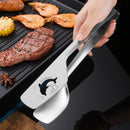 Axyaa Dolphin Bread Clamp: Stainless Steel Non-Stick Kitchen Tongs