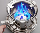 Axya Stainless Steel Alcohol Stove Hot Pot for Outdoors and Camping