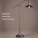 Axyaa Metallic LED Floor Lamp - Modern Retro Style Lighting for Living Room Bedroom