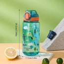 Axyaa Cartoon Animal Water Bottle: Portable Leak-proof Kids Drinking Cup