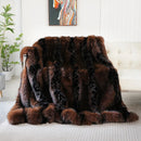Axyaa Luxury Faux Fur Winter Blanket | High-End Mink Velvet Sofa Throw