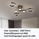 Axyaa Modern Dimmable Aluminum LED Ceiling Lights for Home Decor