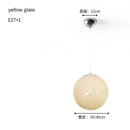 Axyaa Nordic Glass Ball Pendant Light for Bedroom and Living Room