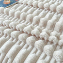 Axyaa Faux Rabbit Fur Couch Blanket: Soft, Plush, Lightweight Throw for Cozy Comfort