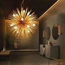 Axyaa Circular Dandelion LED Pendant Chandelier