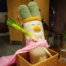 Axyaa Scallion Duck Plush Toy Pillow - Fun Gift for Girls