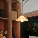 Axyaa Glass LED Pendant Lamp: Nordic Modern Copper Lighting for Home Indoor
