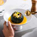 Axyaa Ceramic Saucer Plate Set for High-End Dining Experience