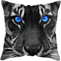 Wild Animals Lions Tigers Cushion Cover - Axyaa Luxury Home Decor