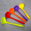 Axyaa Silicone Soup Spoon Ladle 29cm - Non-Stick Large Kitchen Utensil