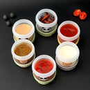 Axyaa 100ml Sauce Cup with Lid: Leak-proof Dipping Bowl for Salad Dressing